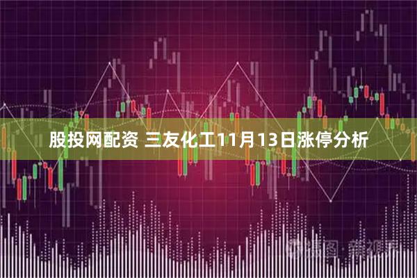 股投网配资 三友化工11月13日涨停分析