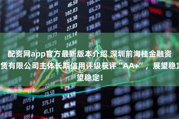配资网app官方最新版本介绍 深圳前海桂金融资租赁有限公司主体长期信用评级获评“AA+”，展望稳定！